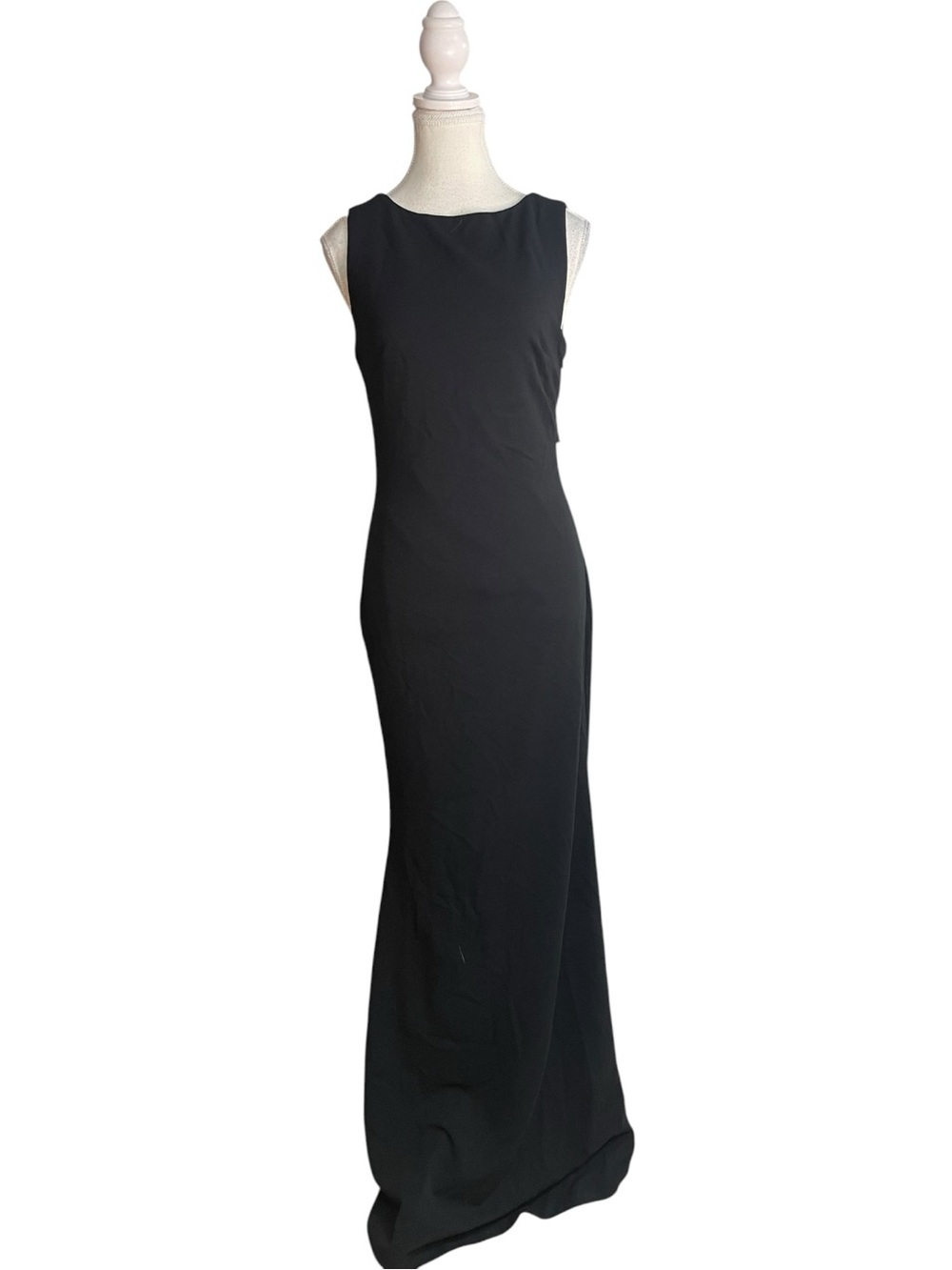 Lulus Love In Your Eyes Sleeveless Mermaid Maxi Dress Black
